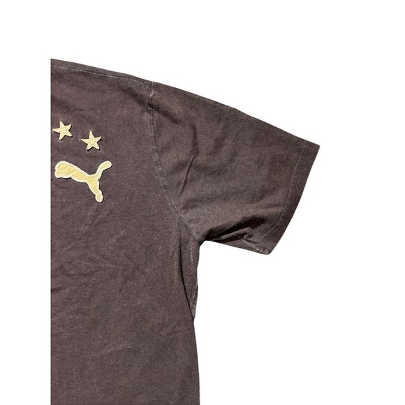 Vtg Puma Nail Barrett Italia Socced Shirt Brown Sz XXL - Picture 7 of 10